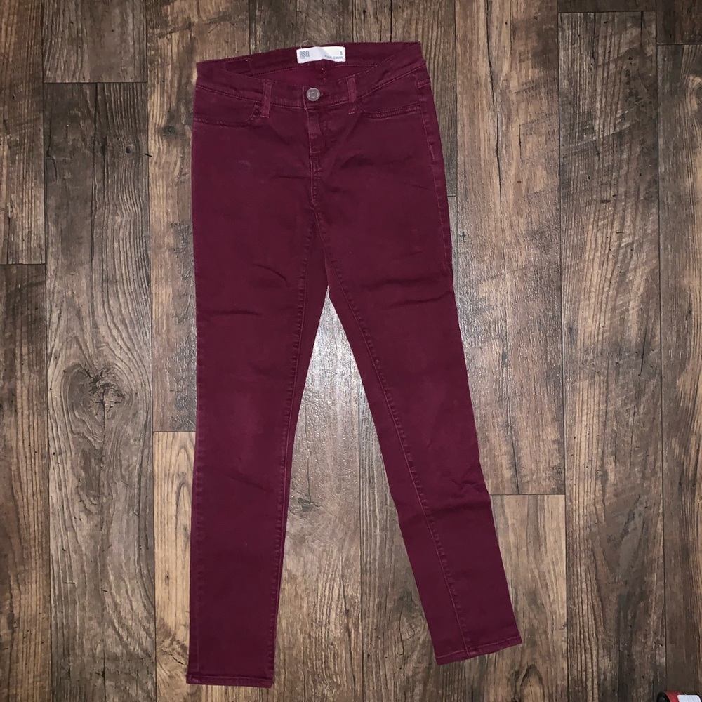 Maroon Miami Jegging